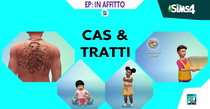 The Sims 4: In Affitto – Svelati CAS e Tratti